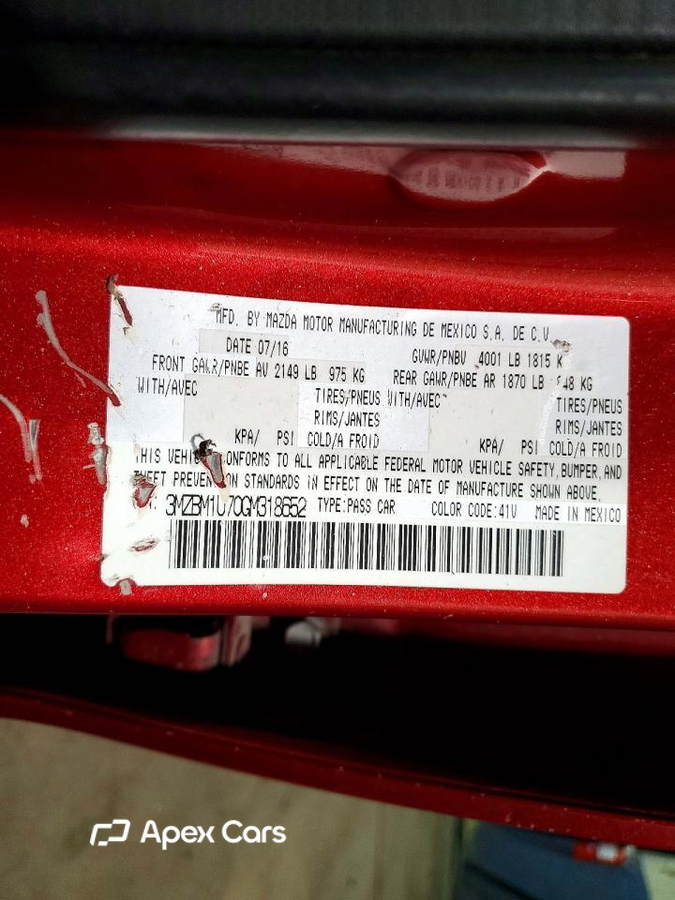 Mazda 3 2016