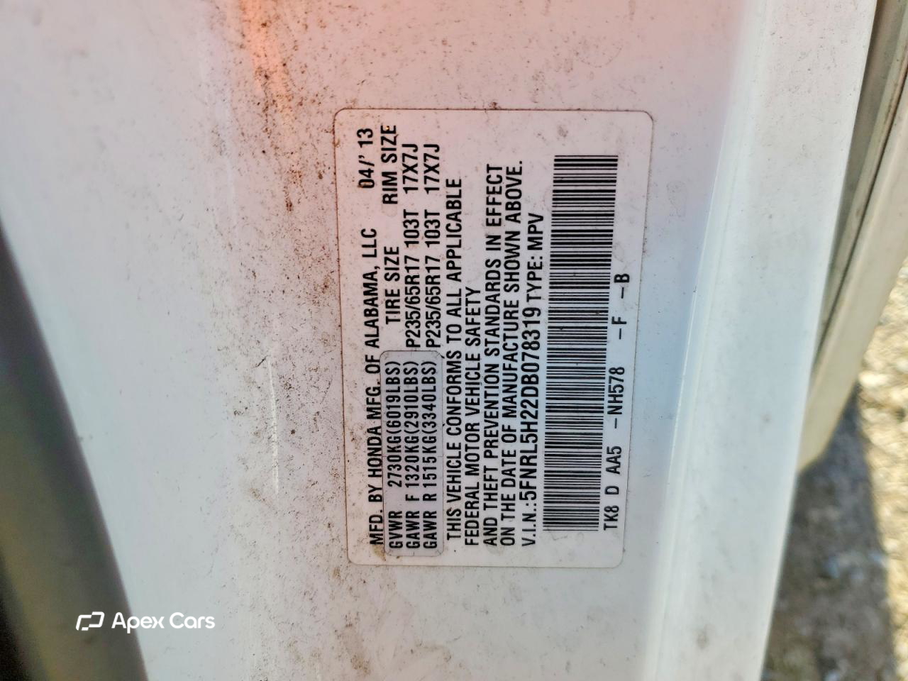 Honda Odyssey 2013