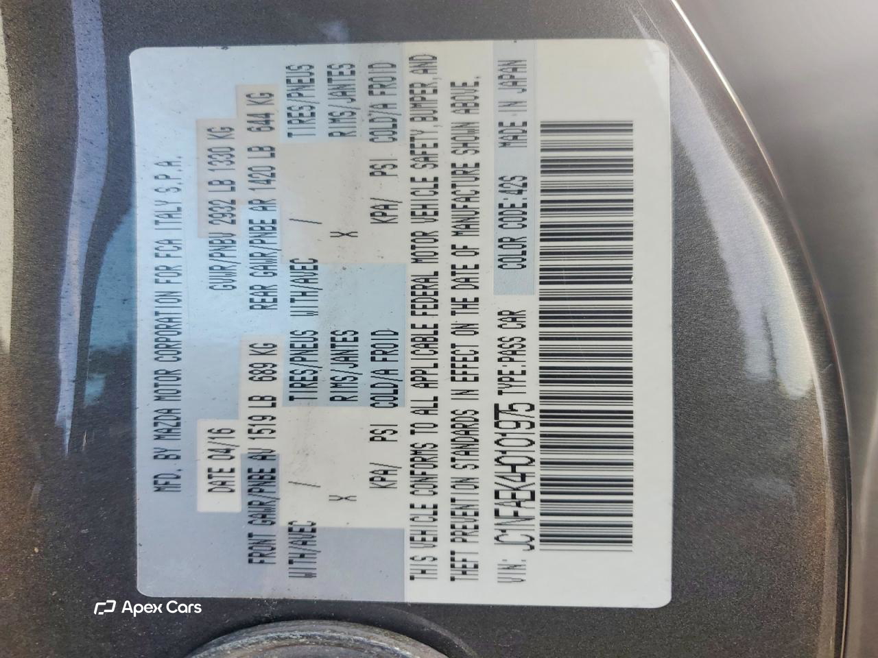 Fiat 124 Spider 2017