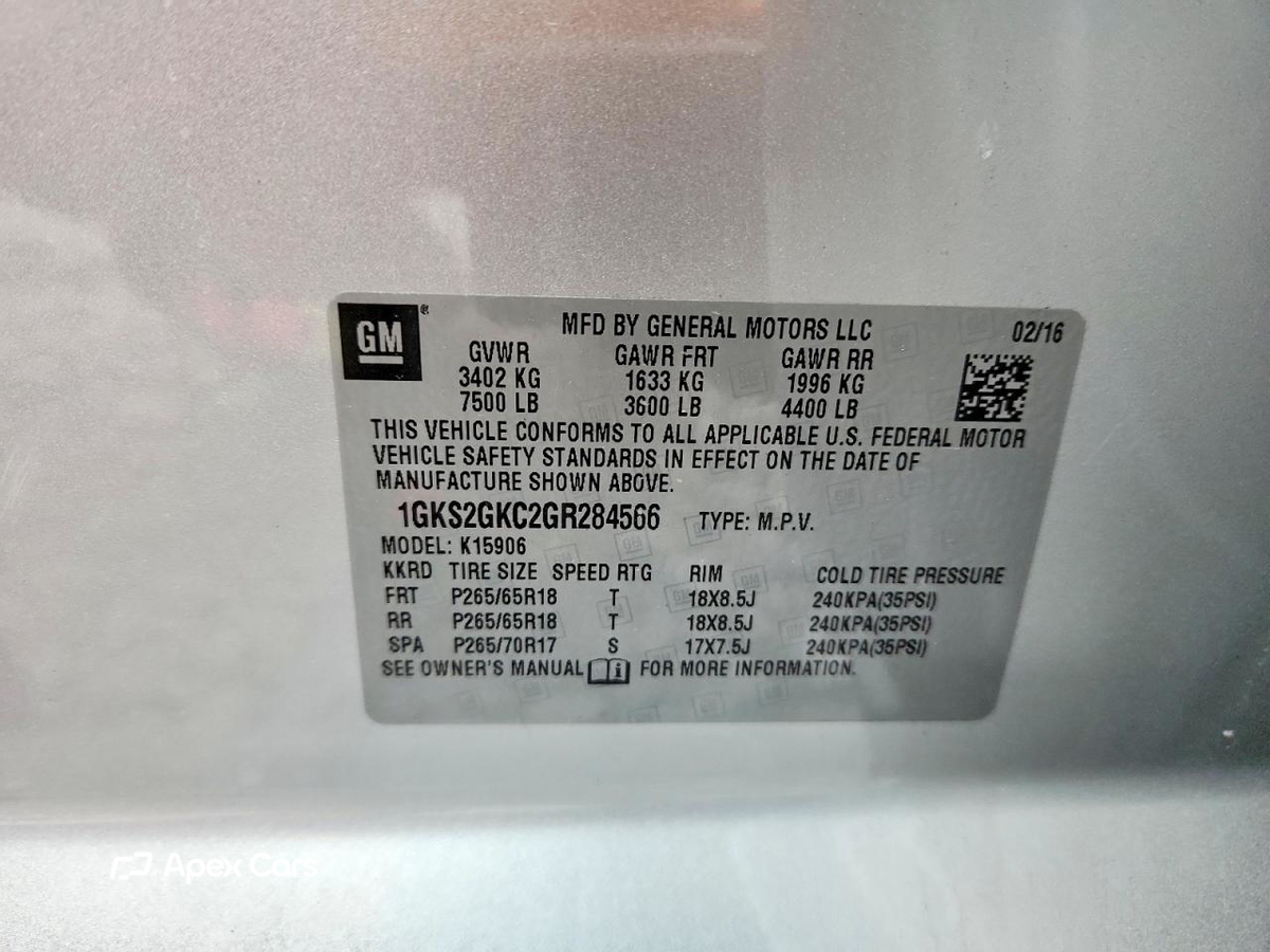 GMC Yukon 2016