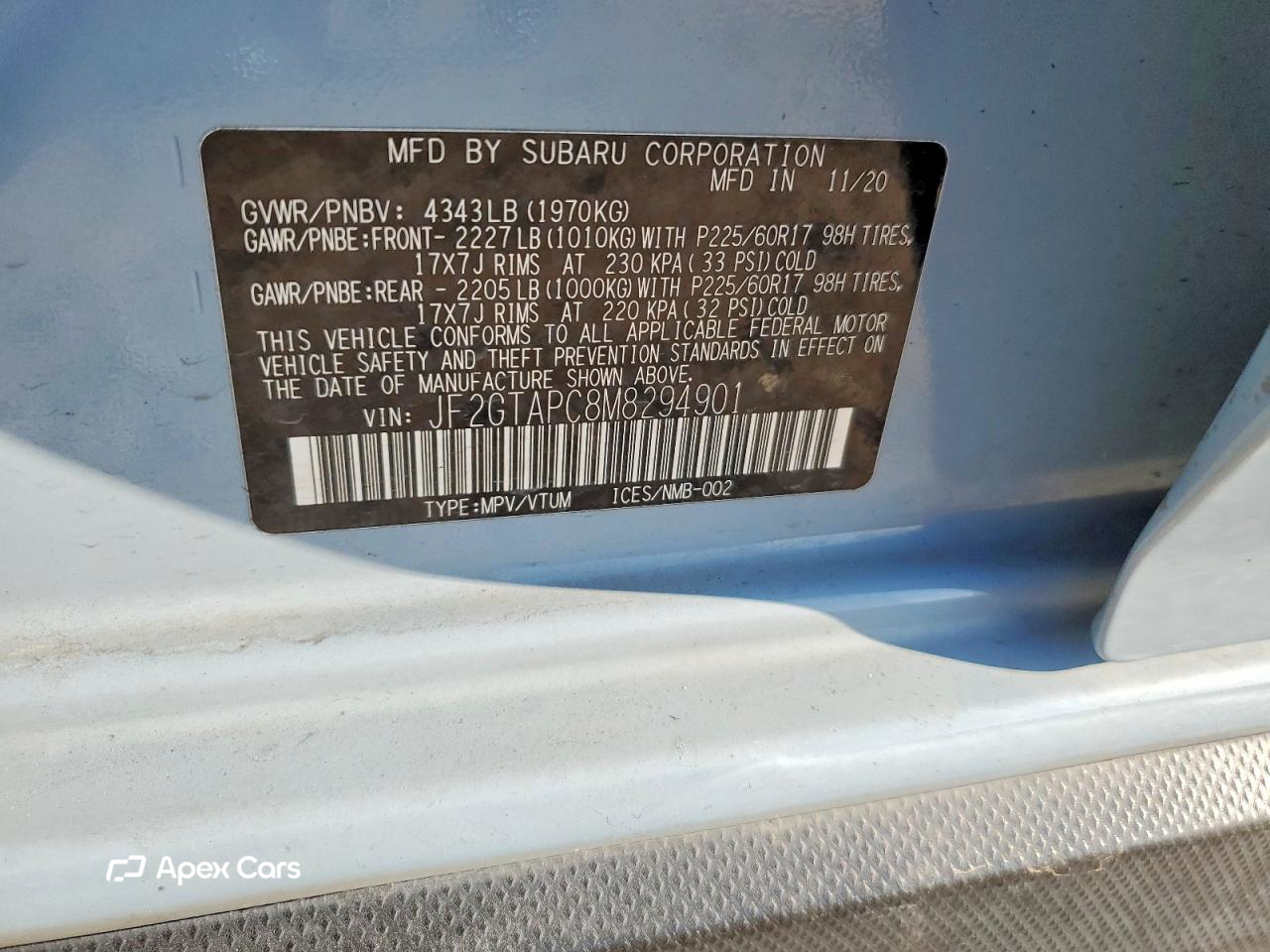 Subaru XV 2021