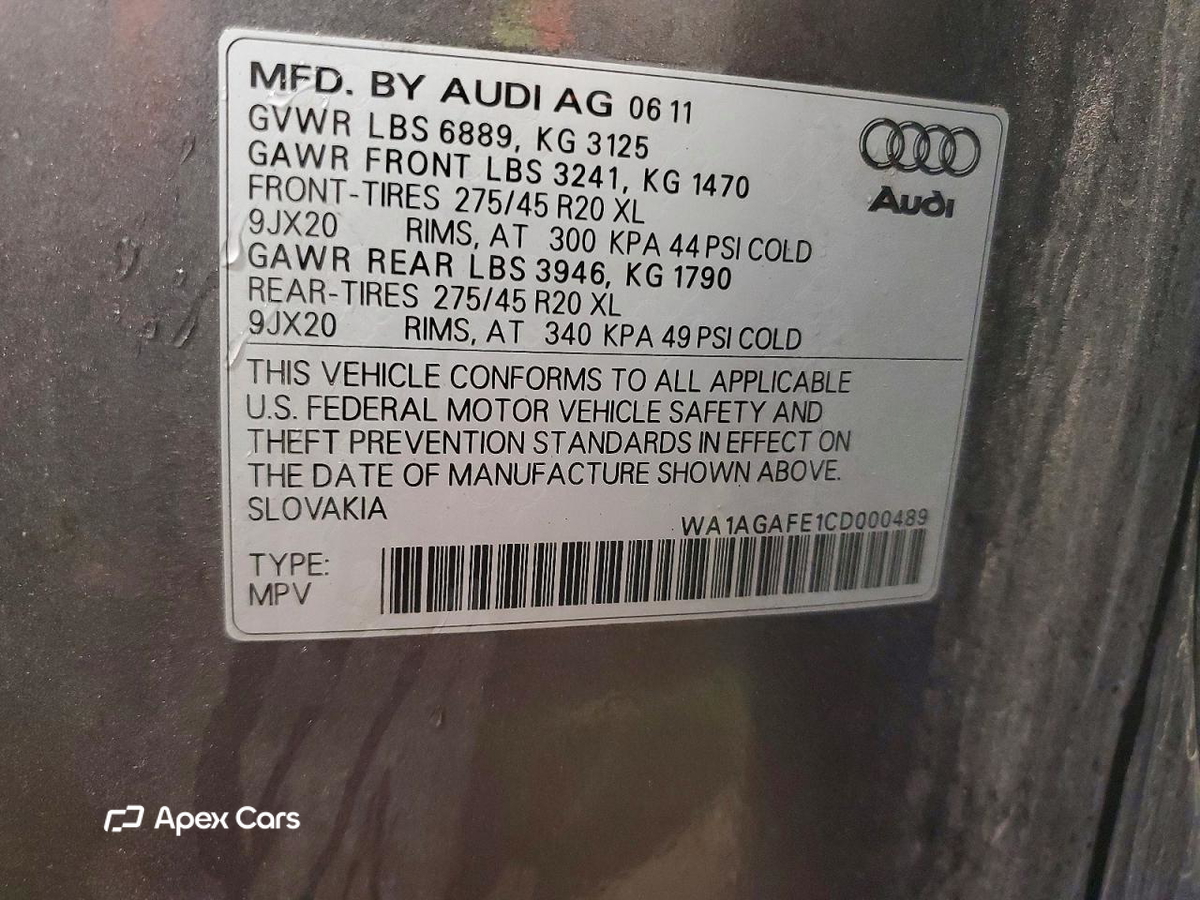 Audi Q7 2012