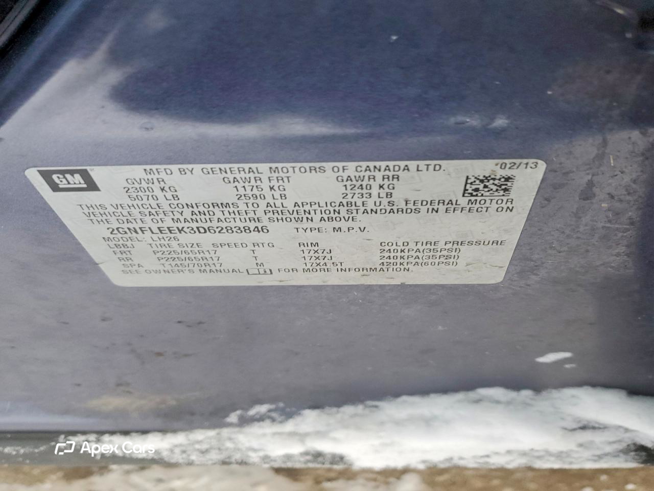 Chevrolet Equinox 2013