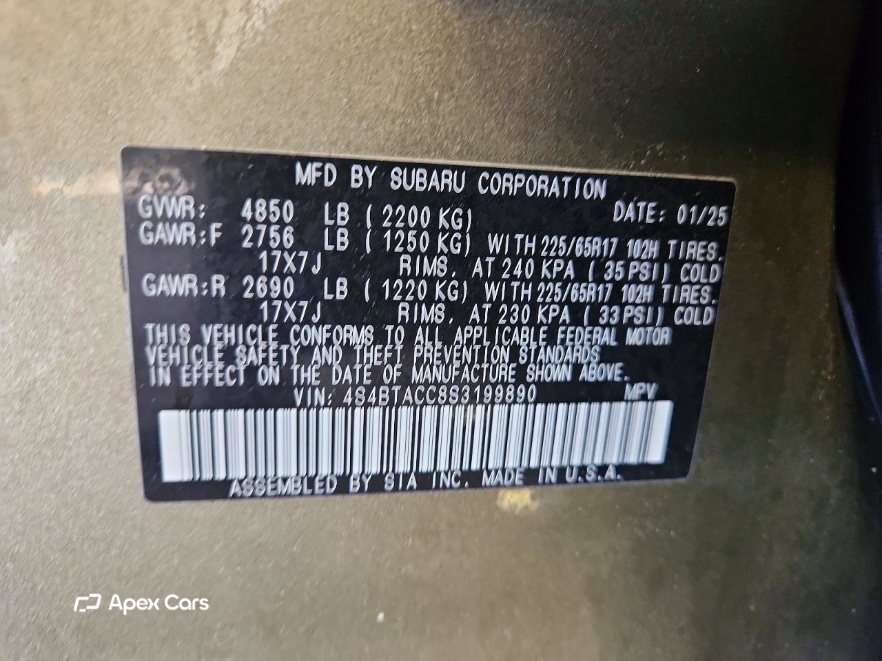 Subaru Outback 2025