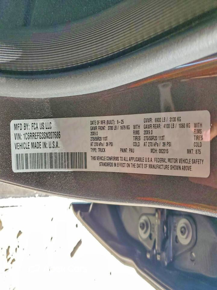 RAM 1500 2025