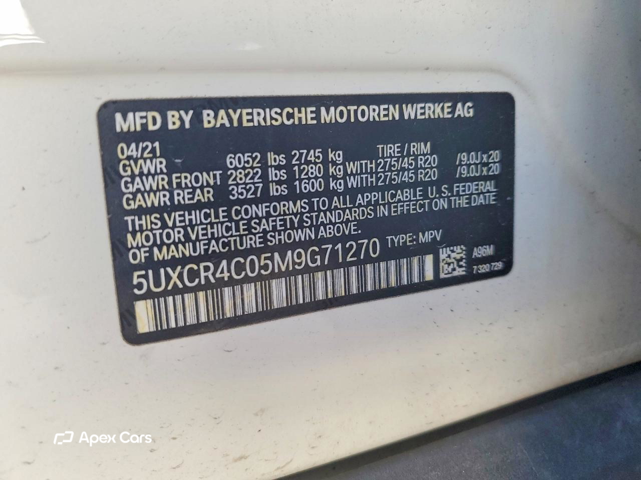 BMW X5 2021