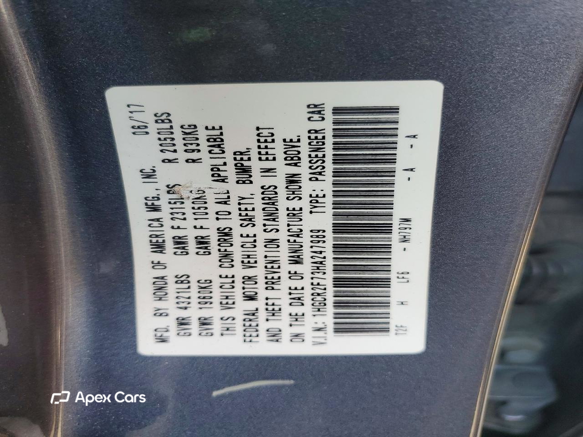 Honda Accord 2017