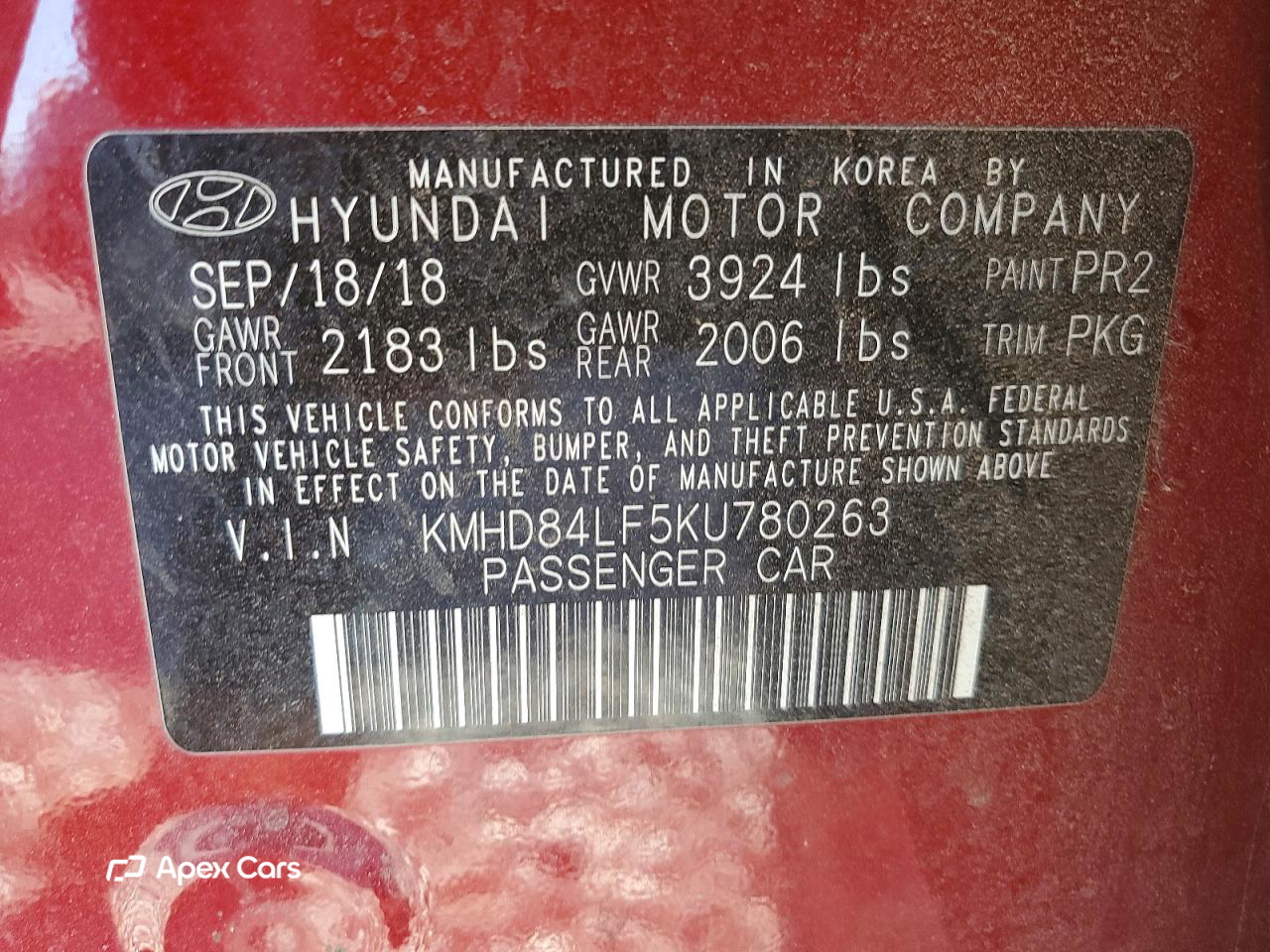 Hyundai Elantra 2019