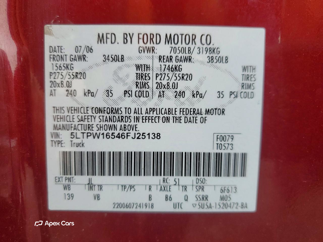 Lincoln Mark LT 2006