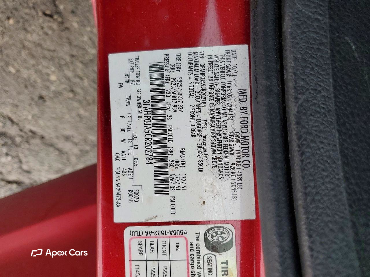 Ford Fusion 2012