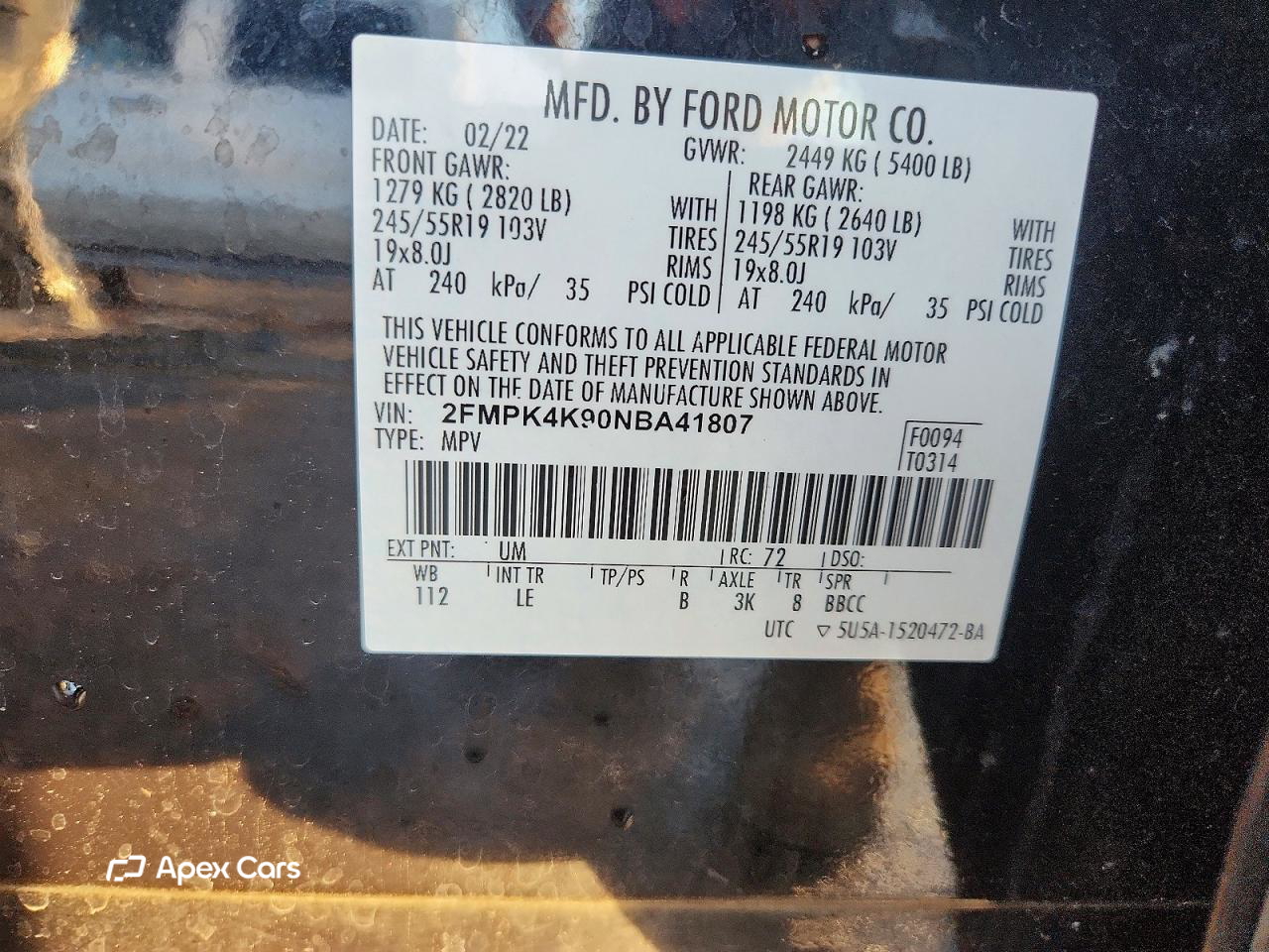 Ford Edge 2022