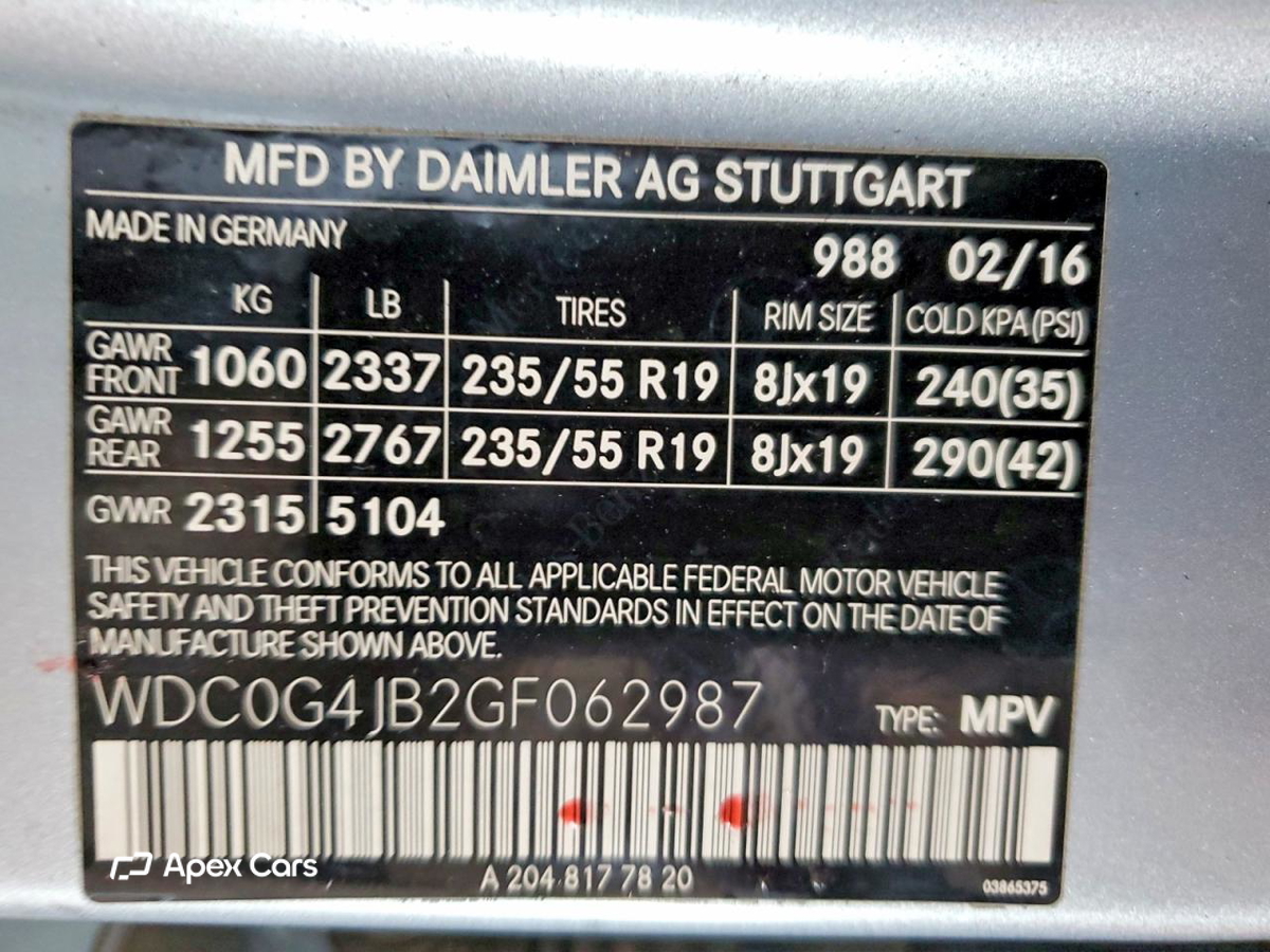 Mercedes-Benz GLC 2016