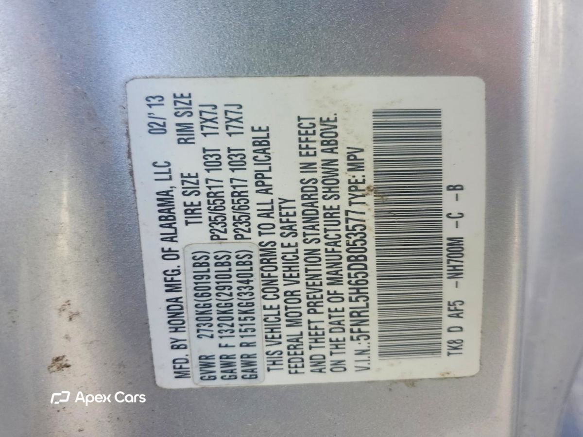 Honda Odyssey 2013
