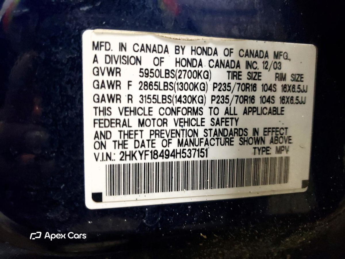 Honda Pilot 2004