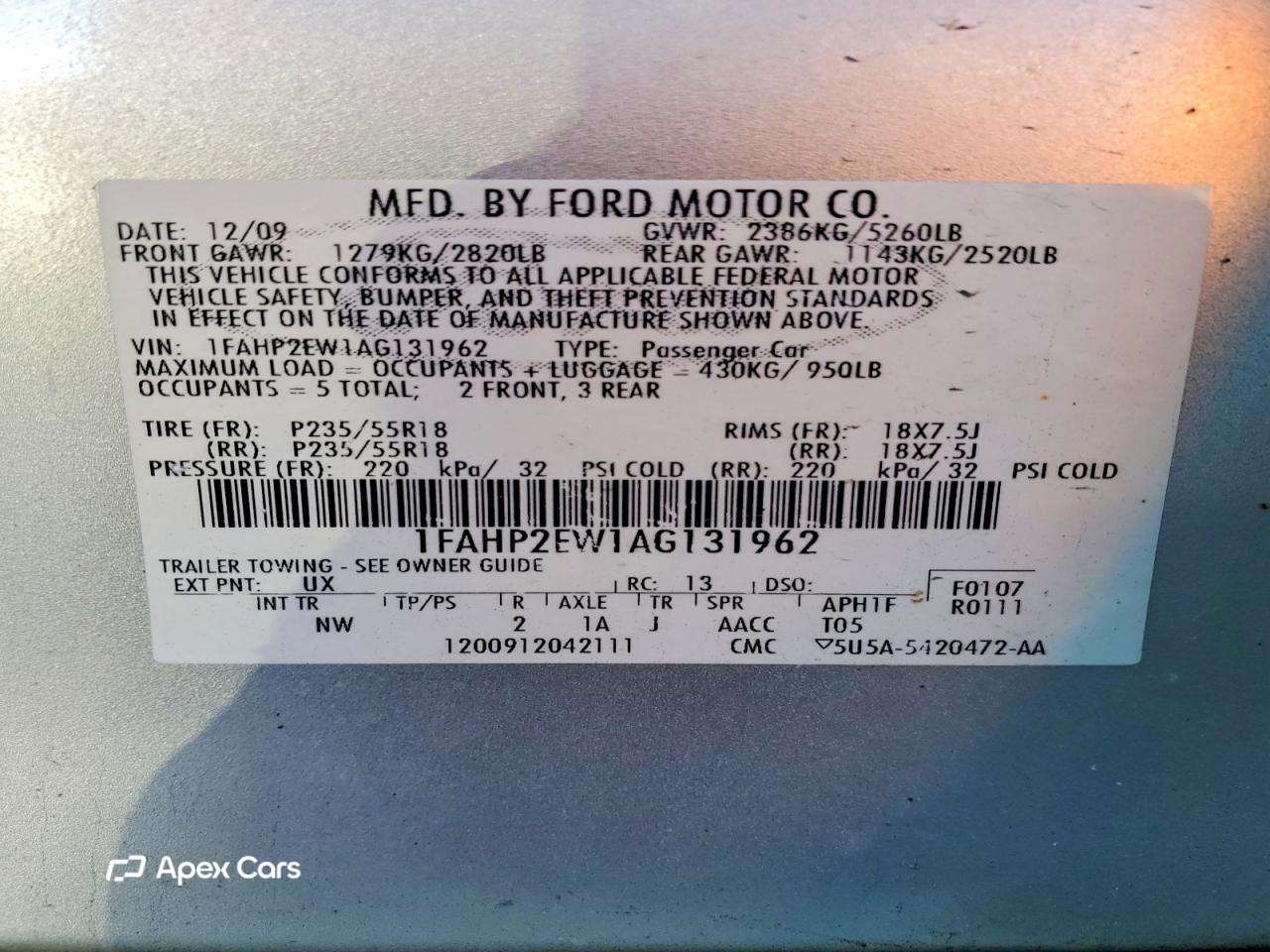 Ford Taurus 2010