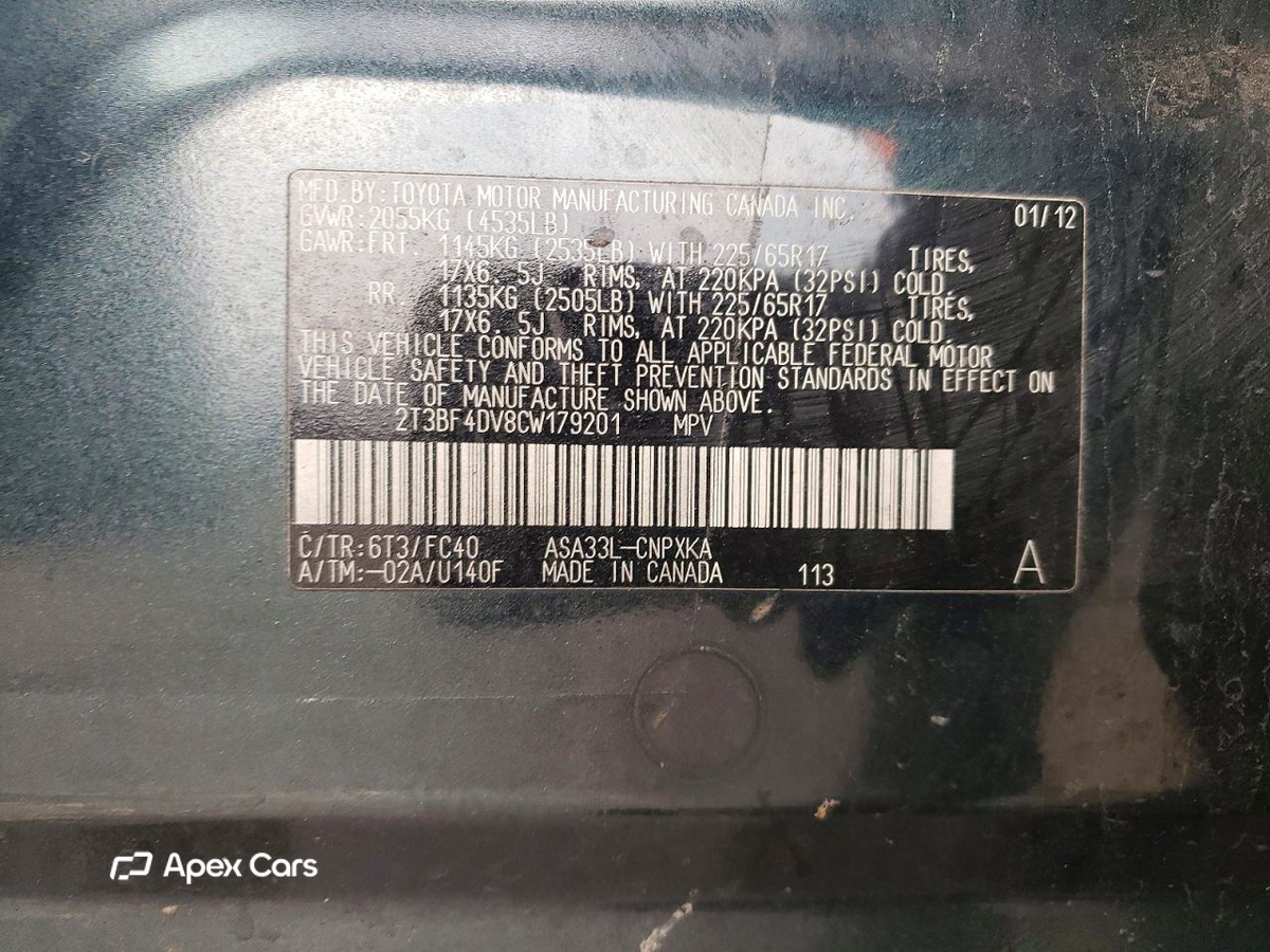 Toyota RAV 4 2012