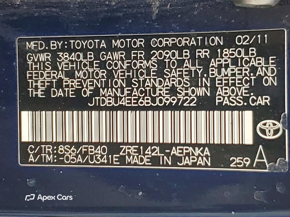 Toyota Corolla 2011