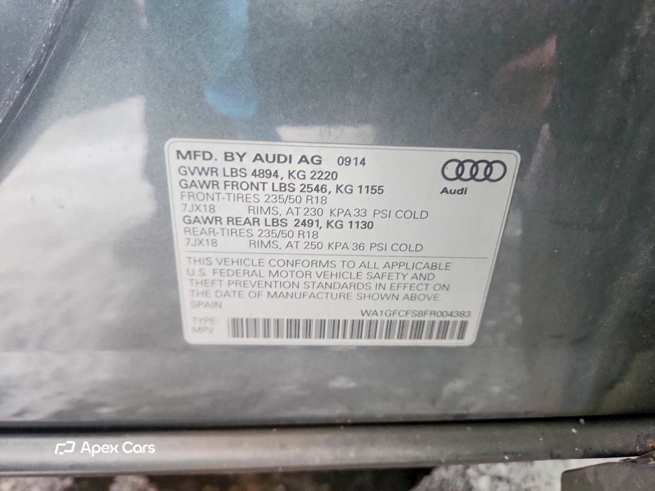 Audi Q3 2015