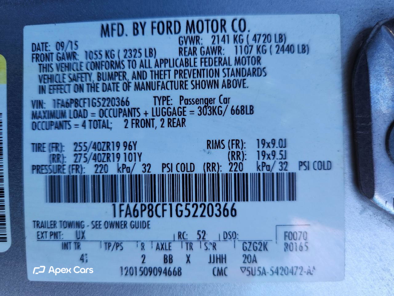 Ford Mustang 2016