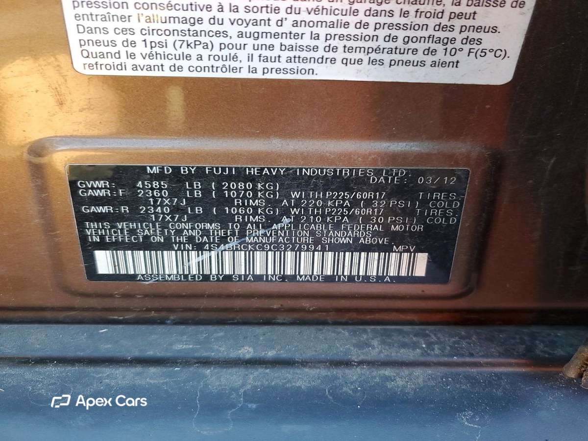 Subaru Outback 2012