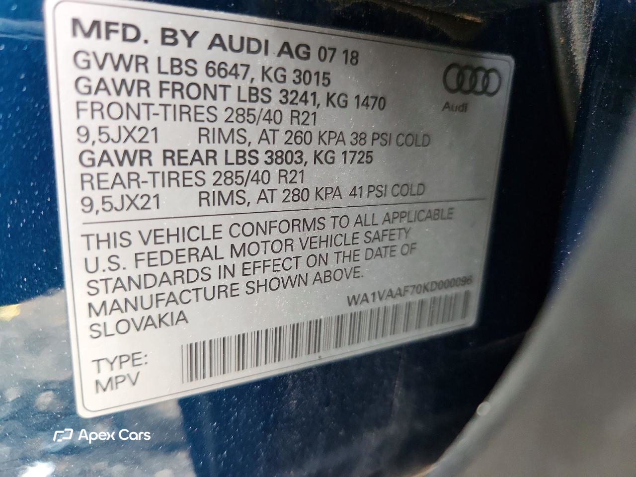 Audi Q7 2019