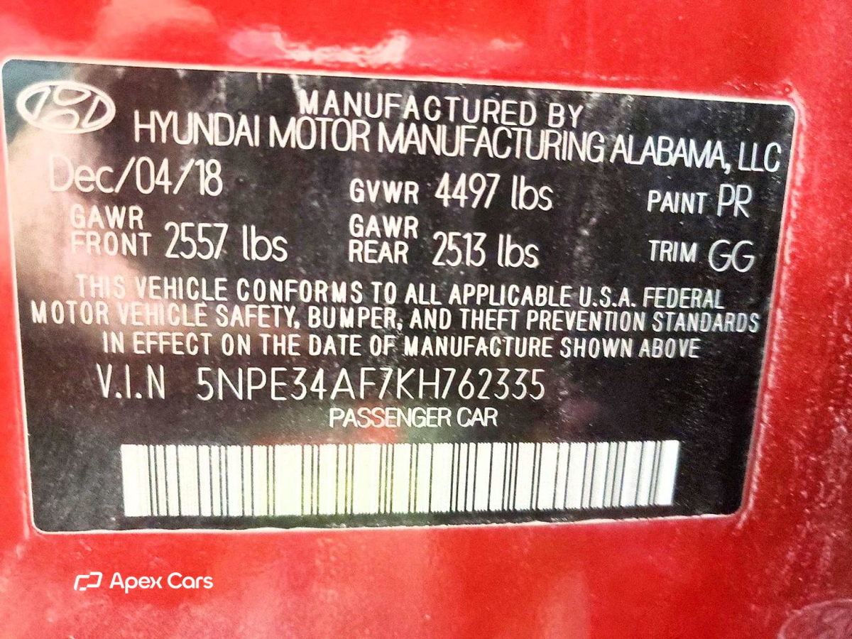 Hyundai Sonata 2019