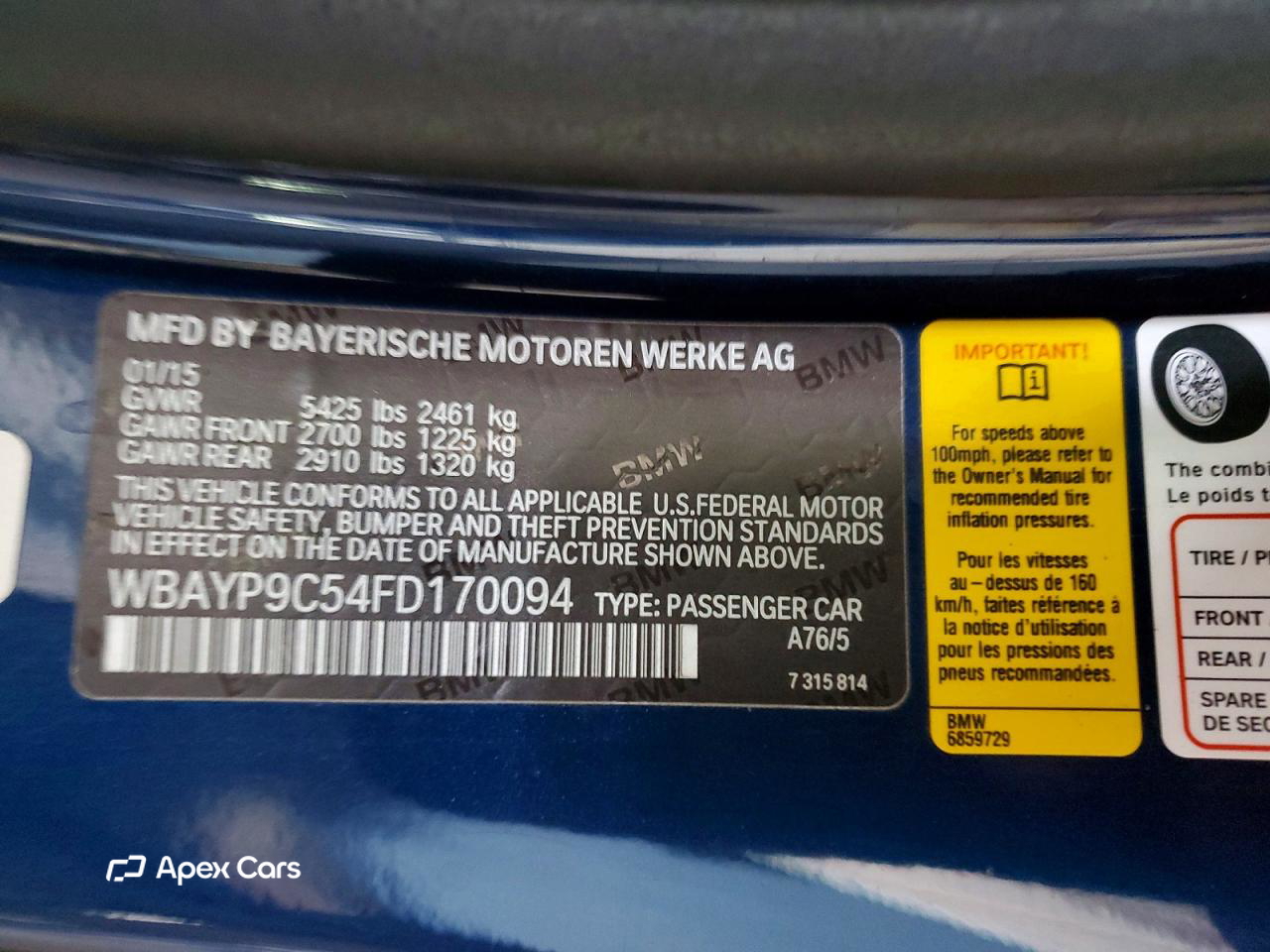 BMW Series 6 2015