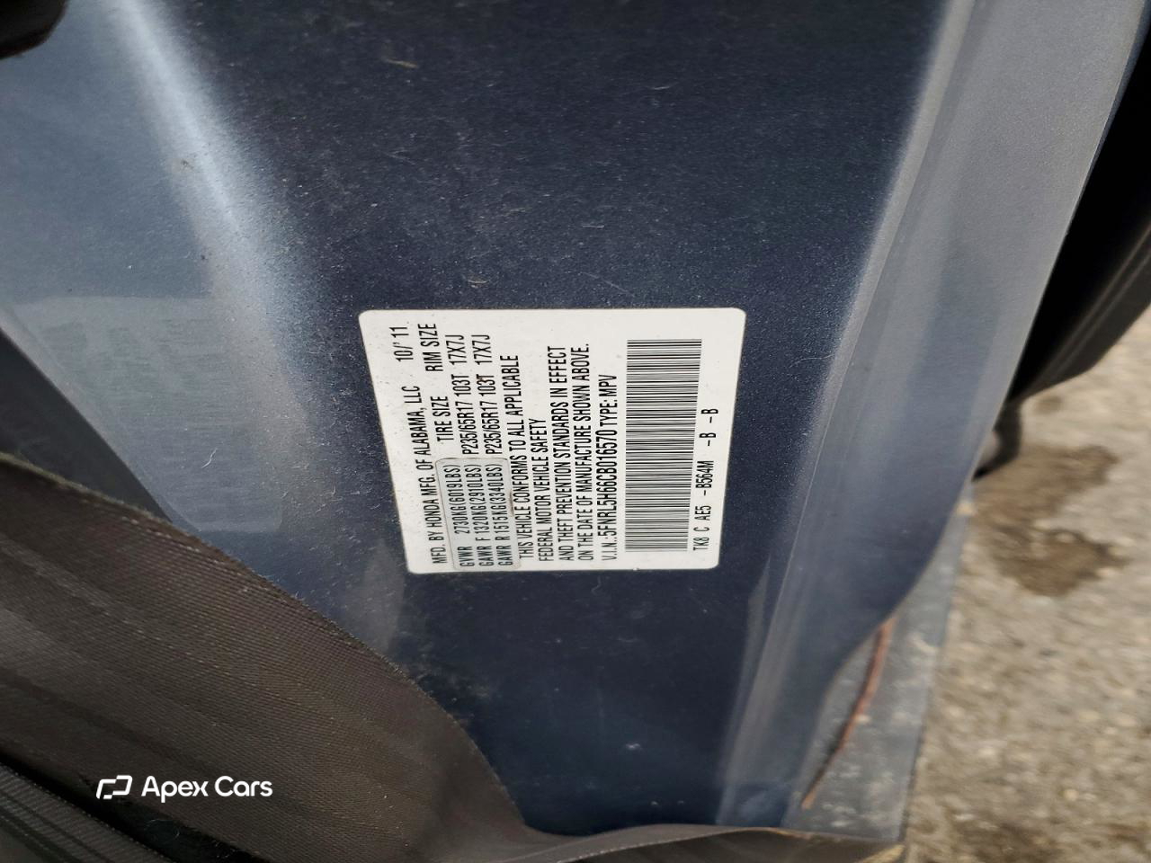 Honda Odyssey 2012