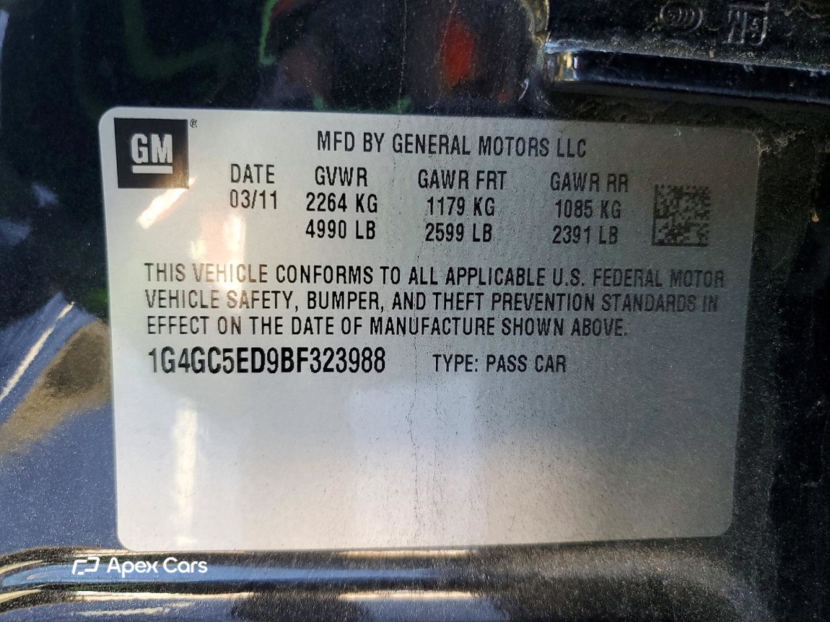 Buick LaCrosse 2011