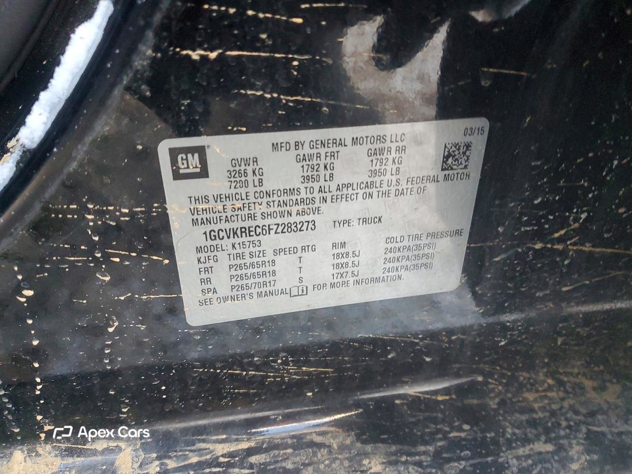 Chevrolet Silverado 2015