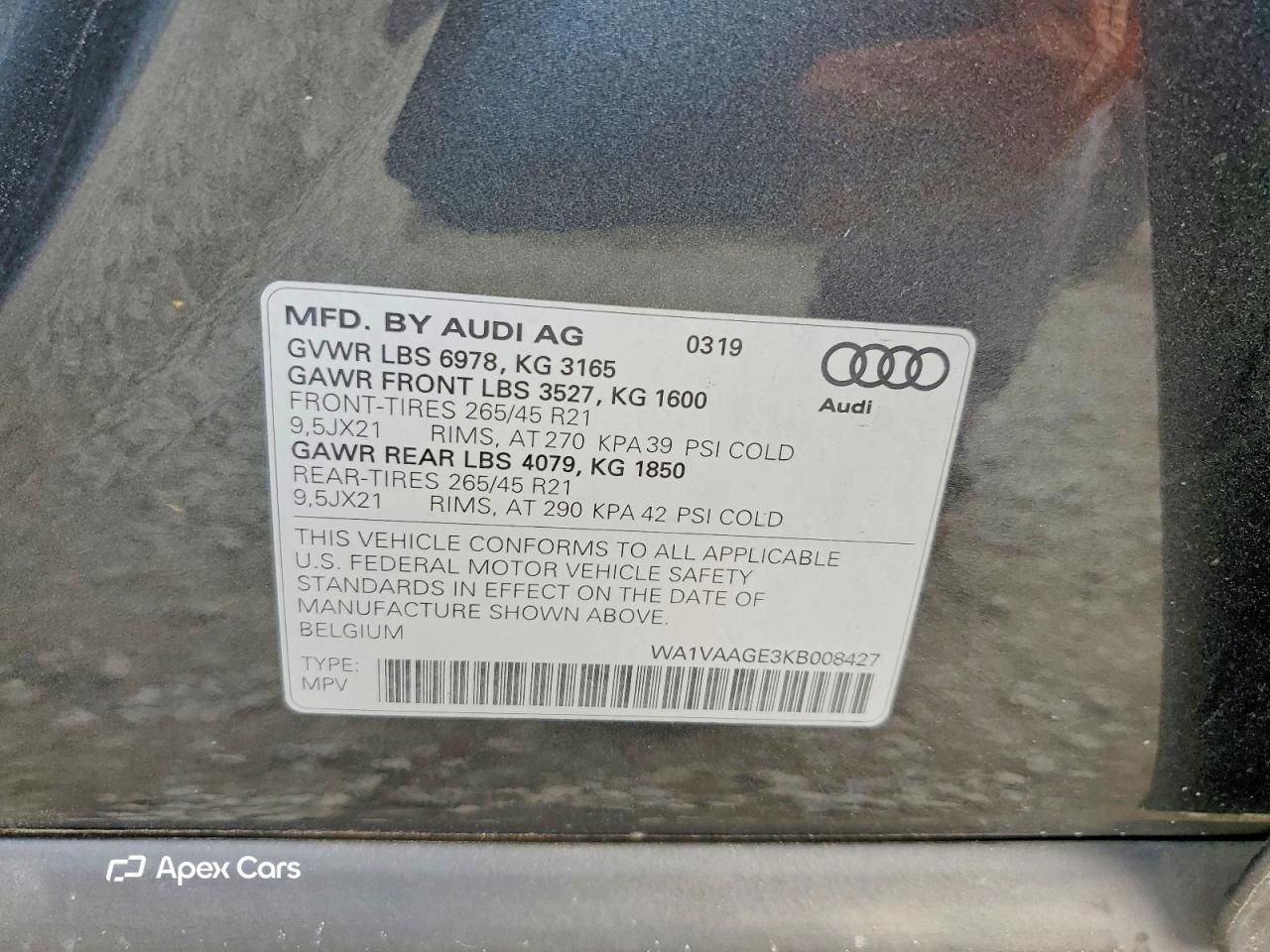 Audi e-tron 2019