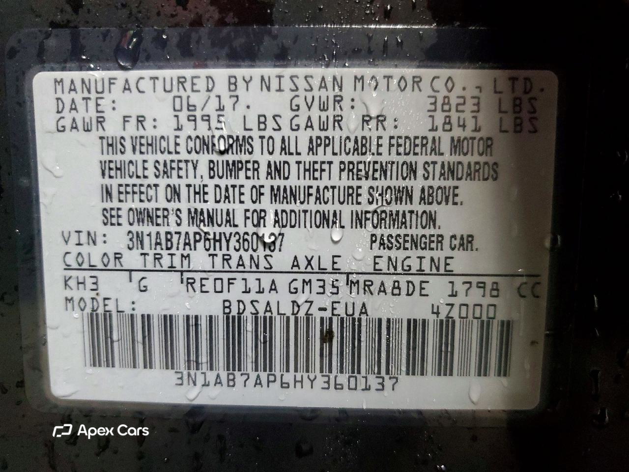 Nissan Sentra 2017