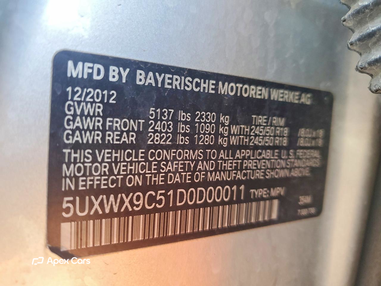 BMW X3 2013