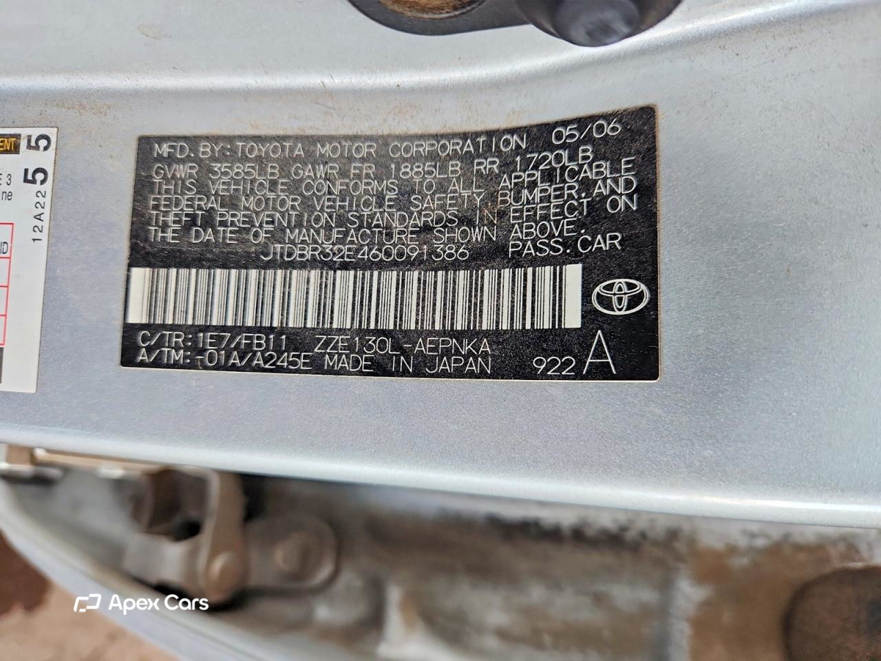 Toyota Corolla 2006