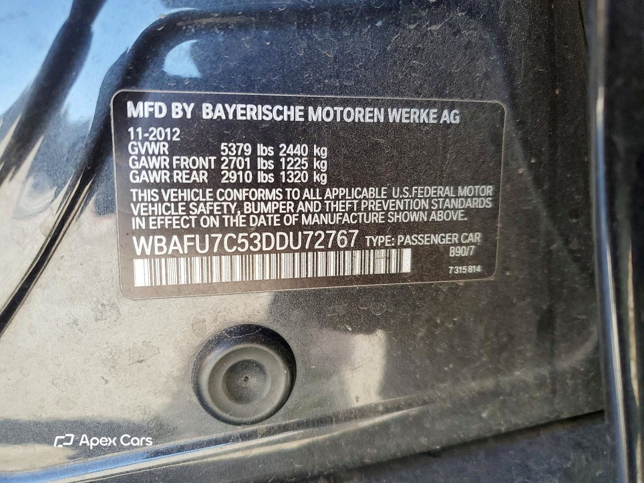 BMW Series 5 2013