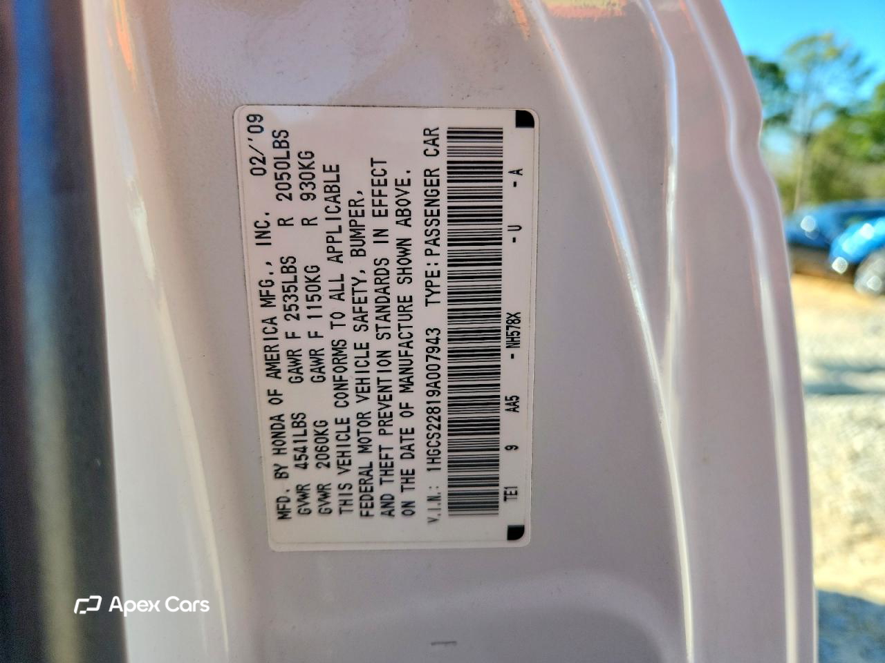 Honda Accord 2009