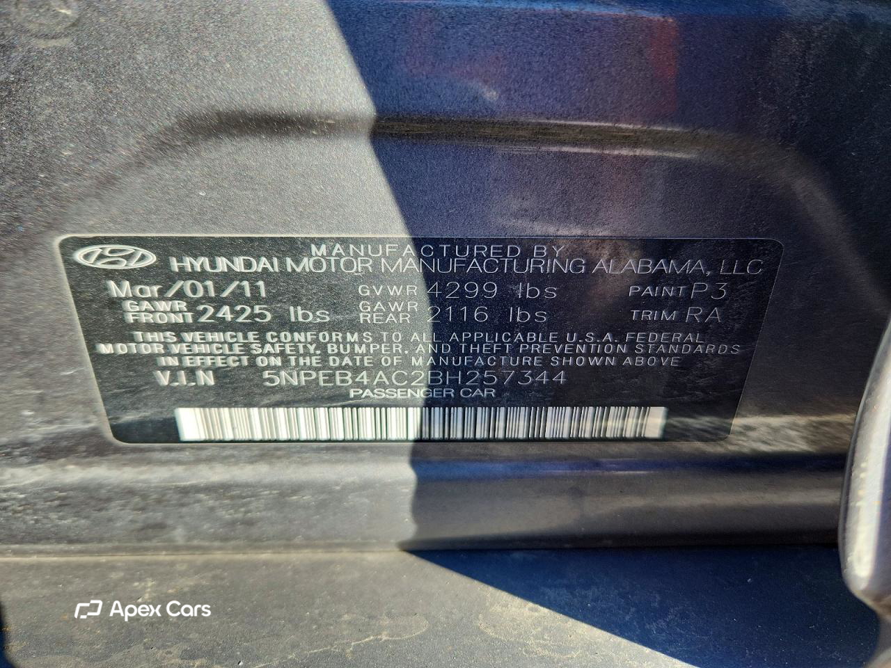 Hyundai Sonata 2011