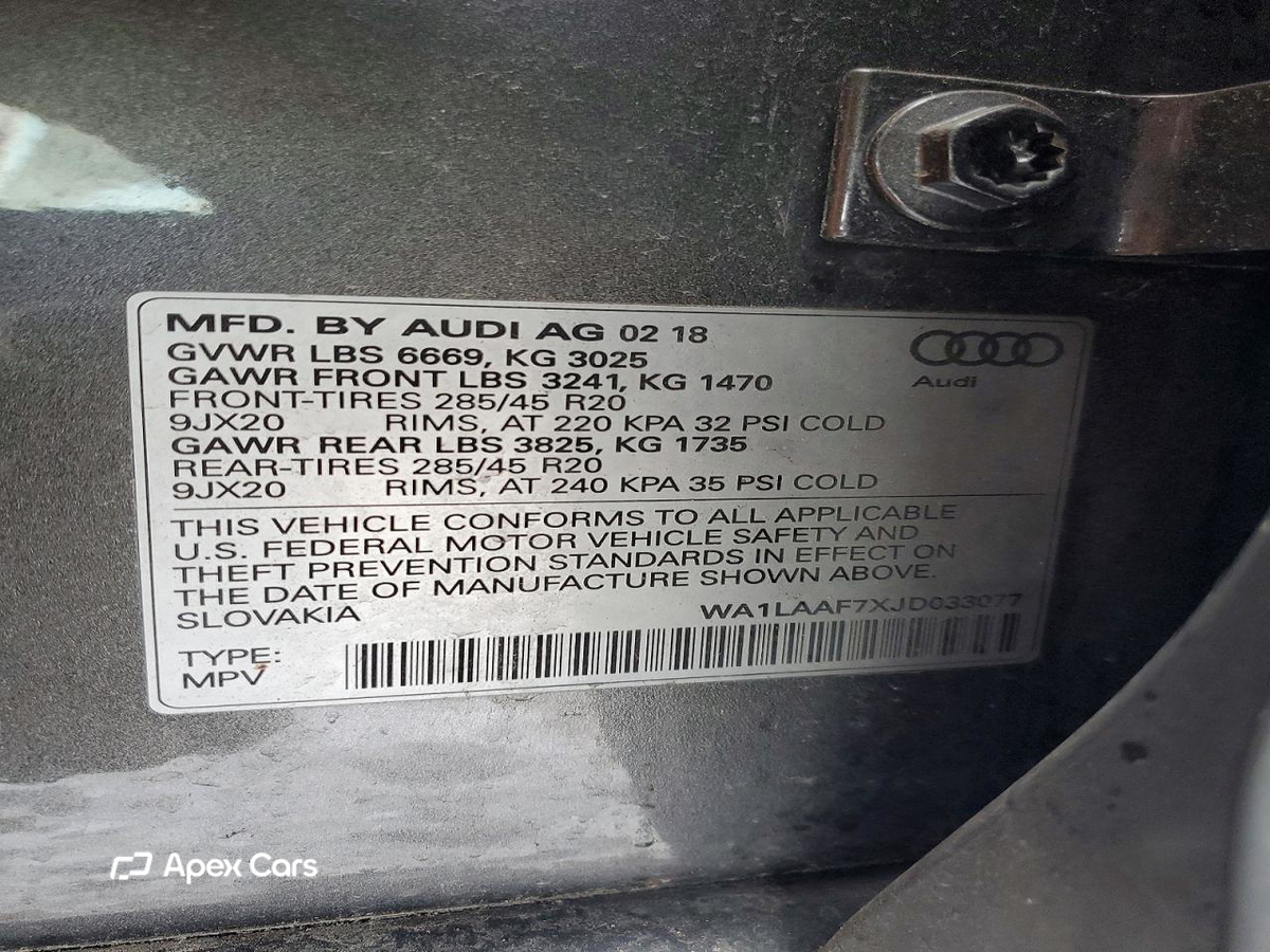 Audi Q7 2018