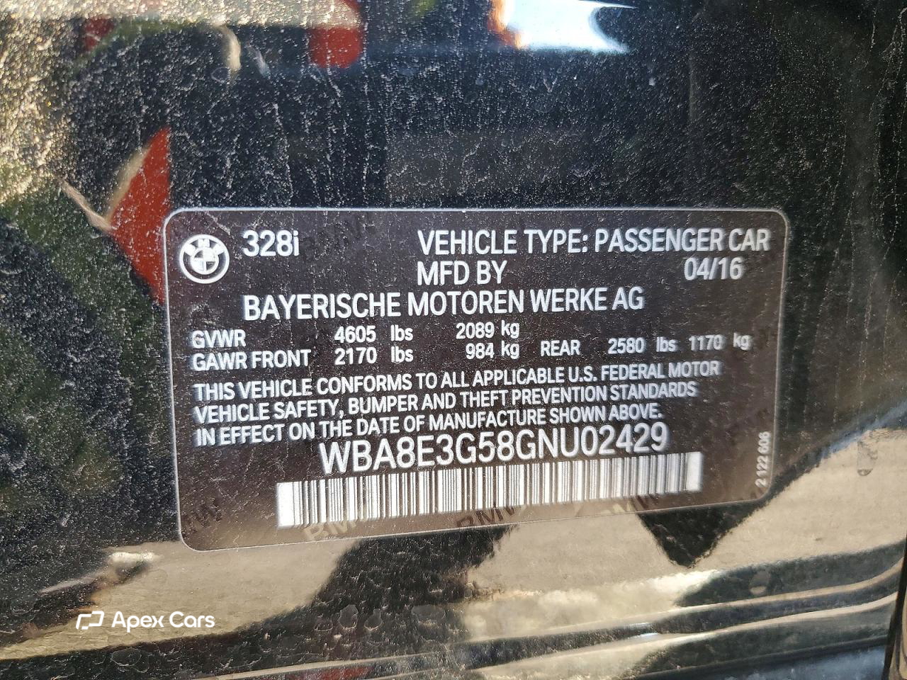 BMW Series 3 2016