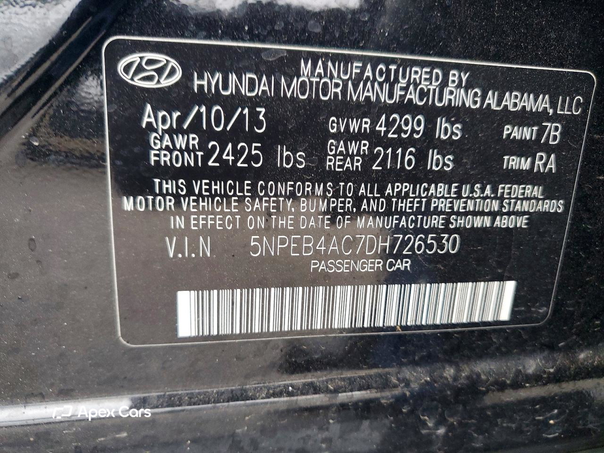 Hyundai Sonata 2013