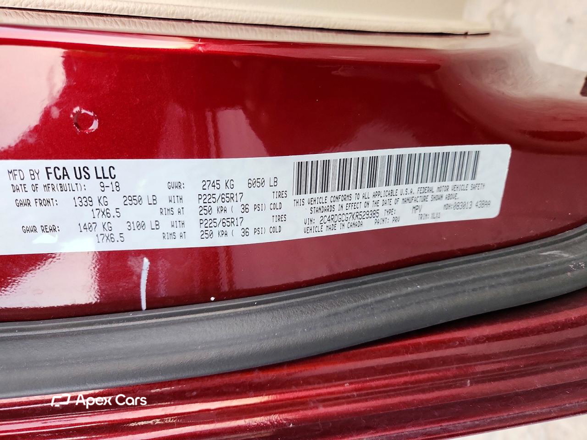 Dodge Caravan 2019