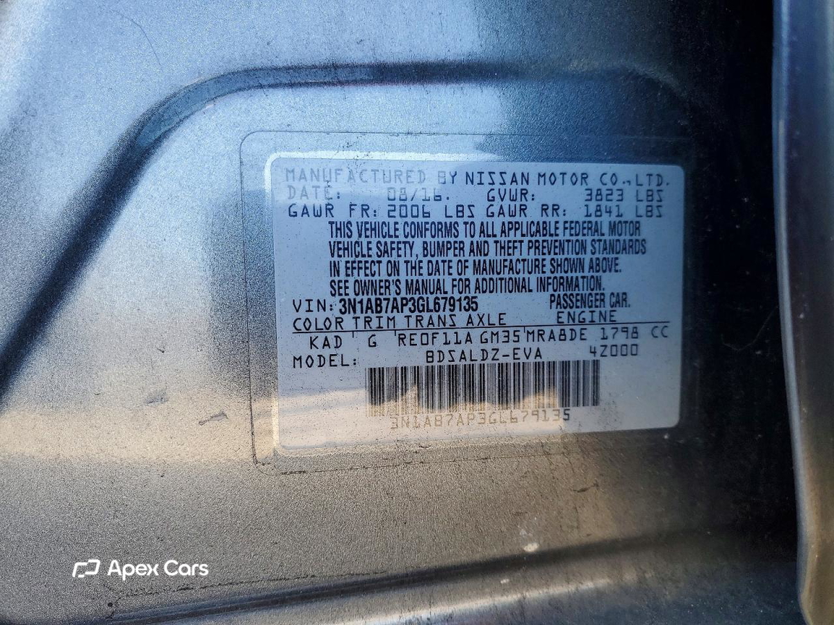 Nissan Sentra 2016