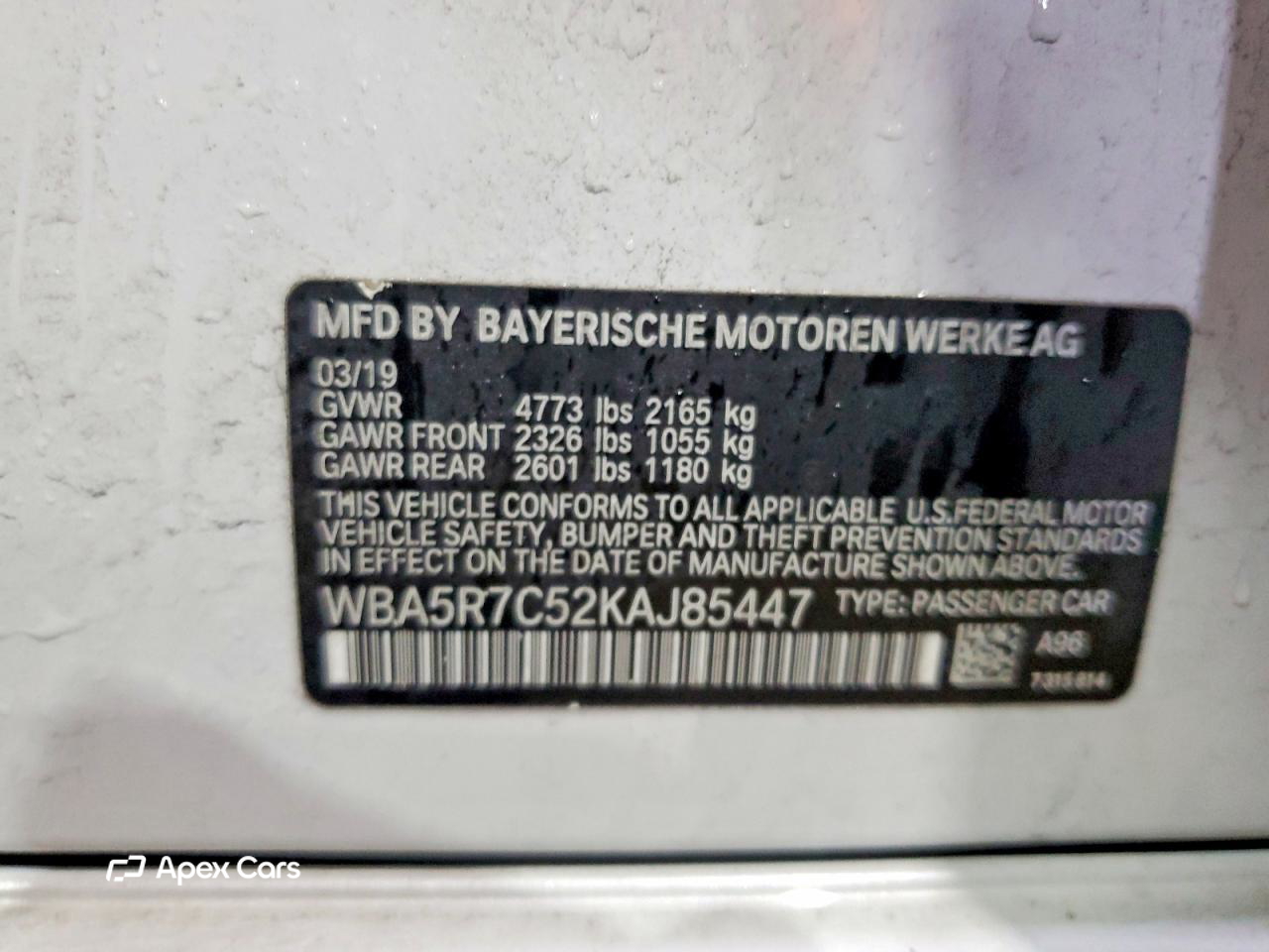 BMW Series 3 2019