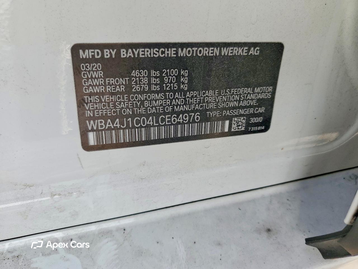 BMW Series 4 2020