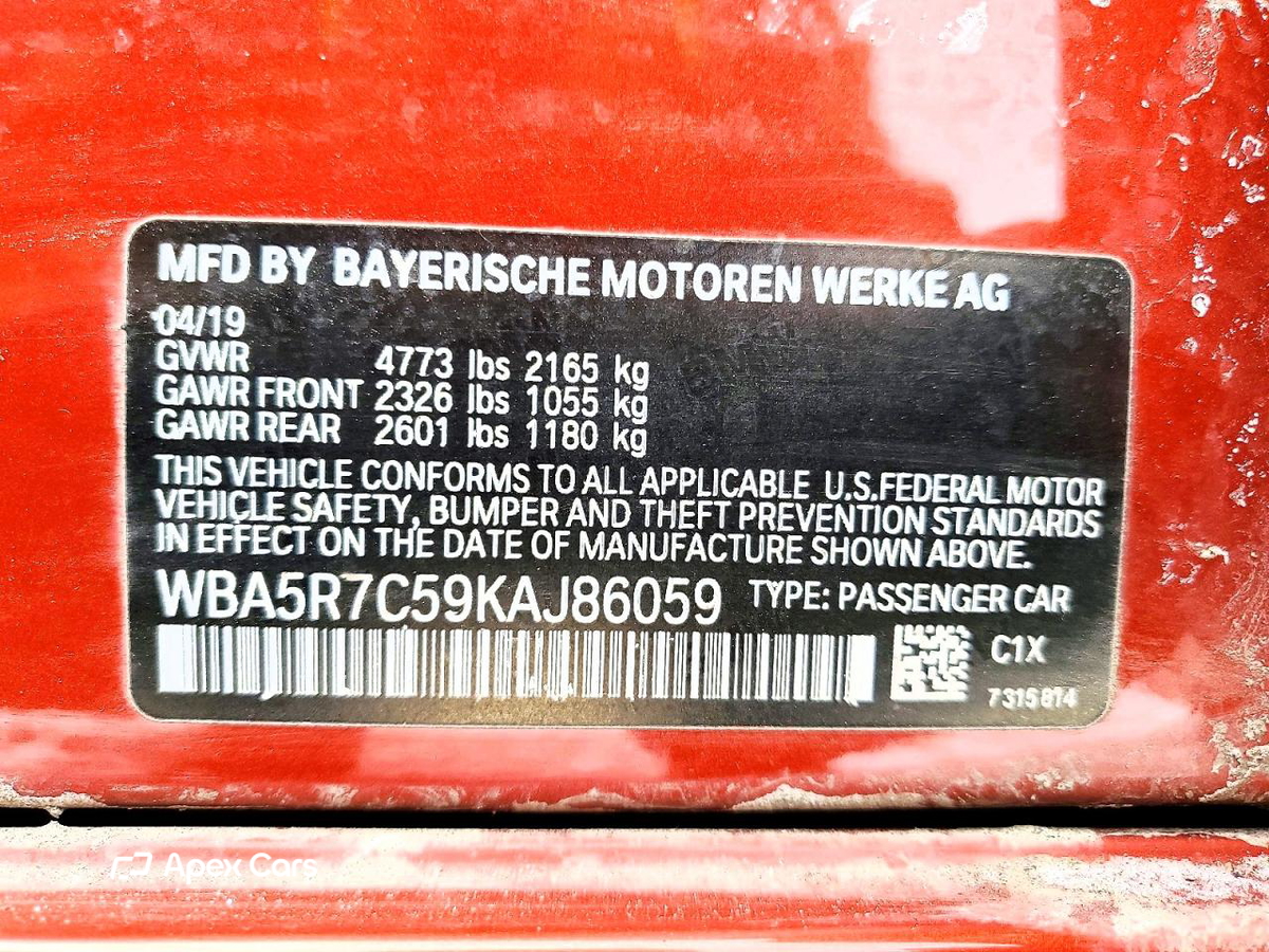 BMW Series 3 2019