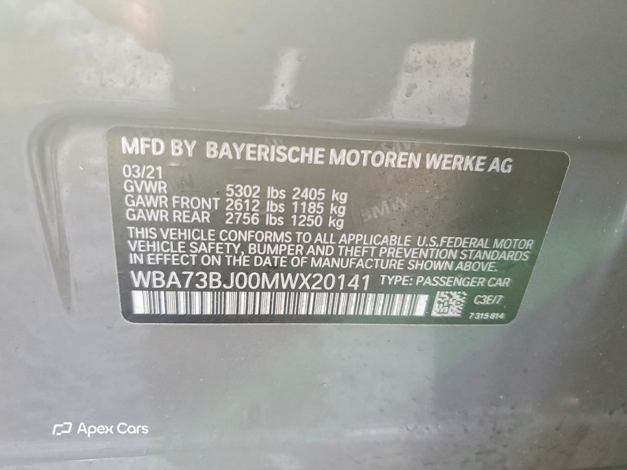 BMW Series 5 2021