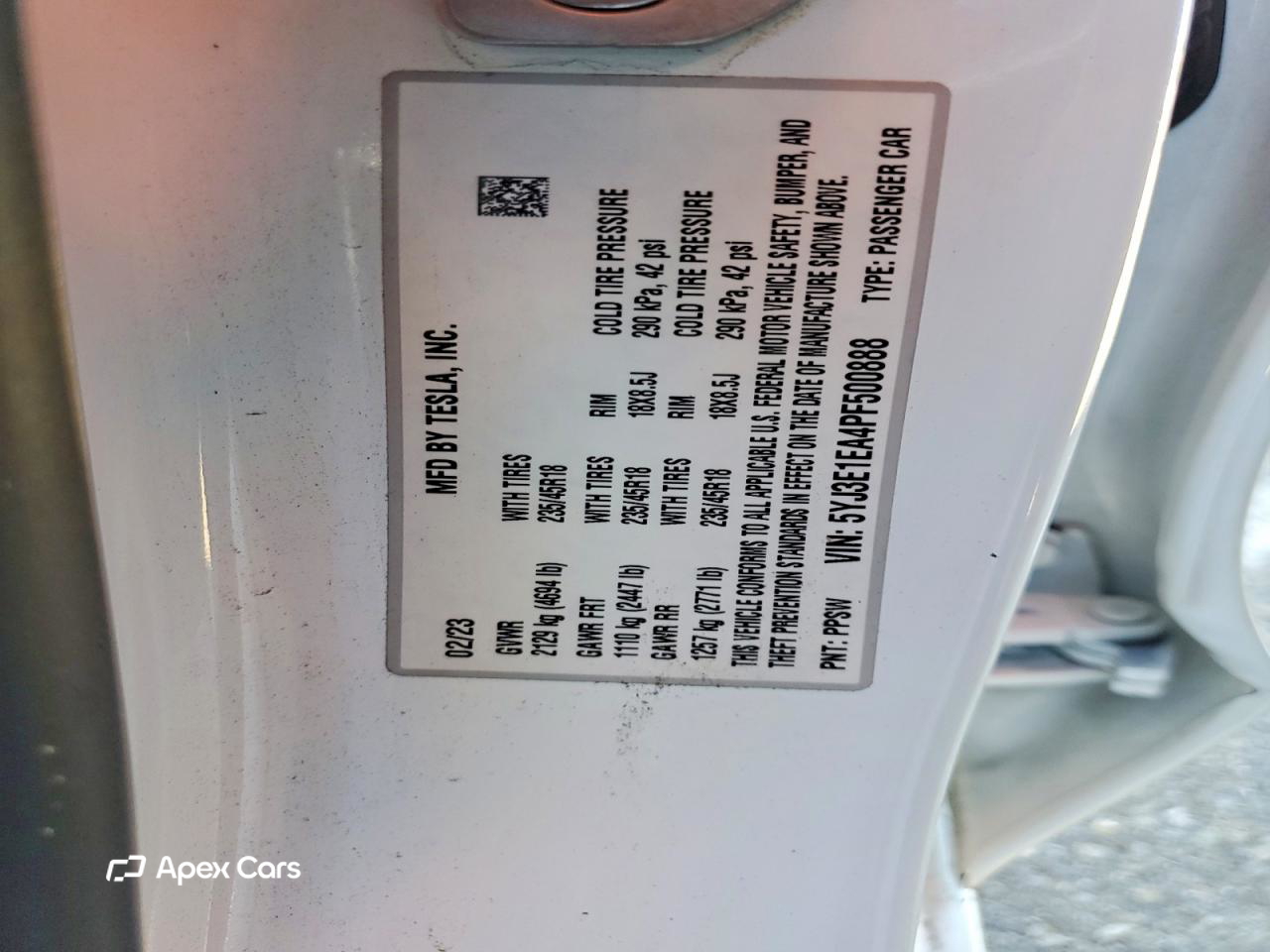 Tesla Model 3 2023