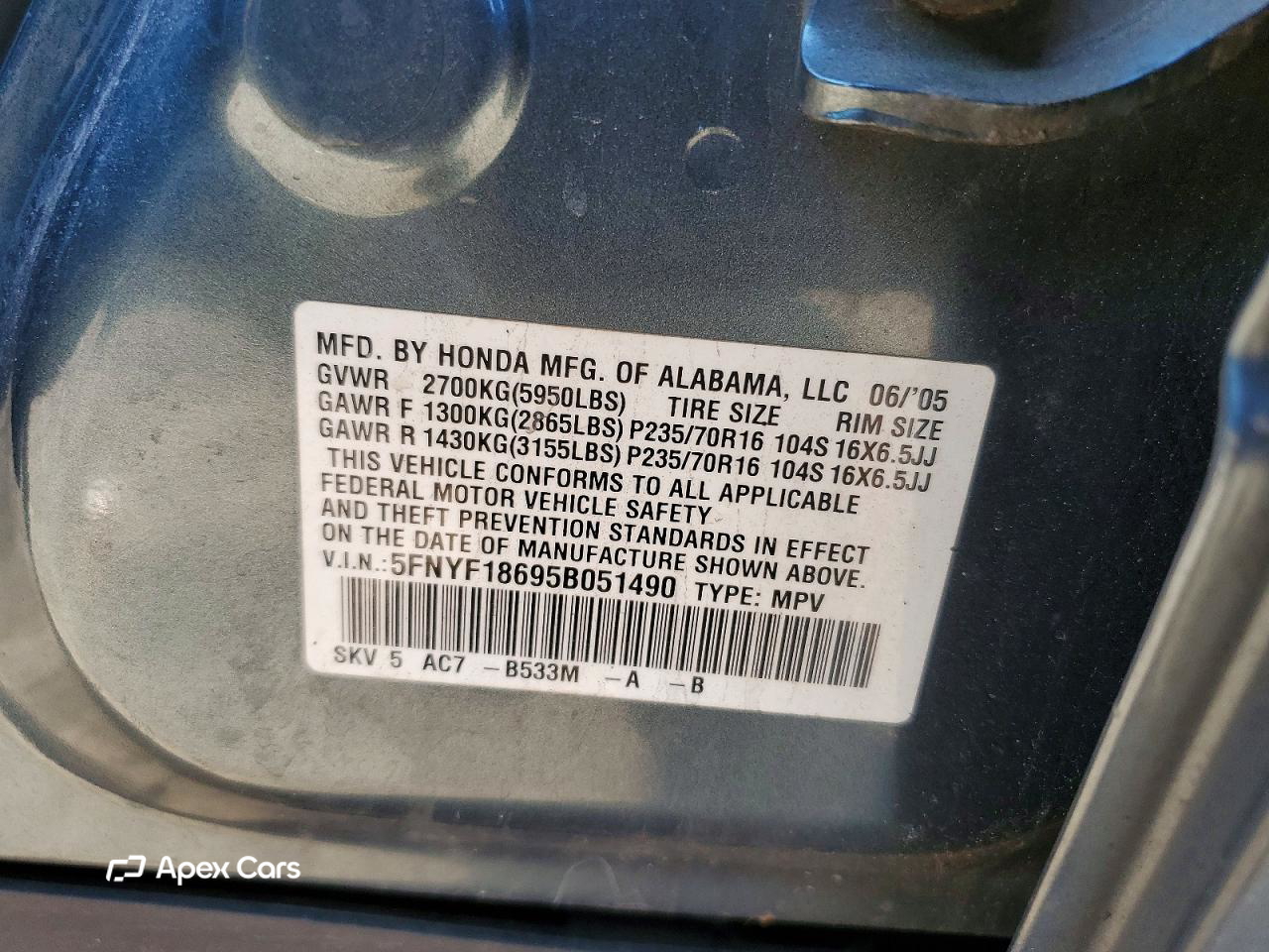 Honda Pilot 2005