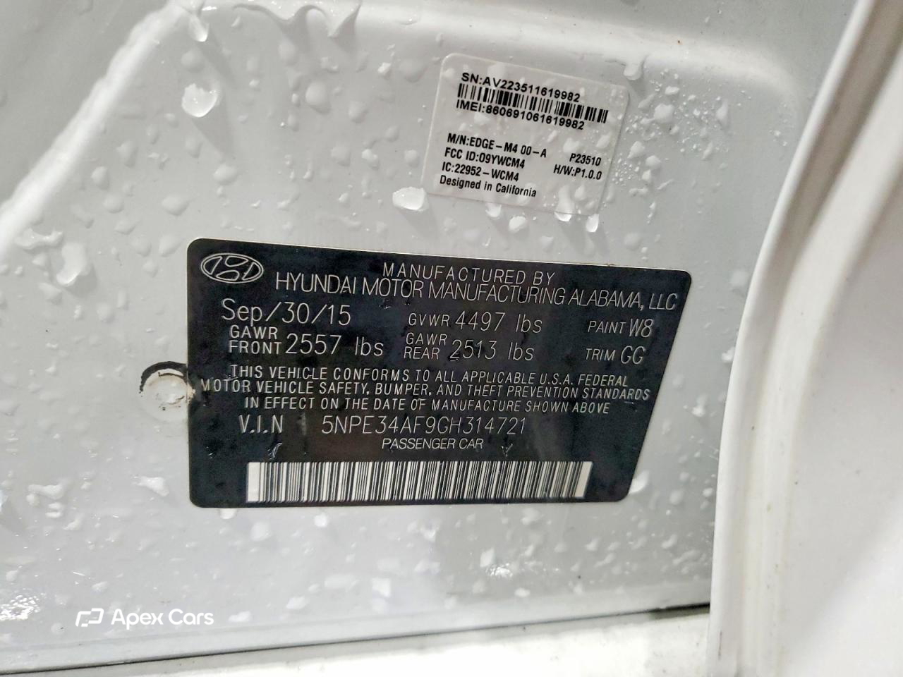 Hyundai Sonata 2016