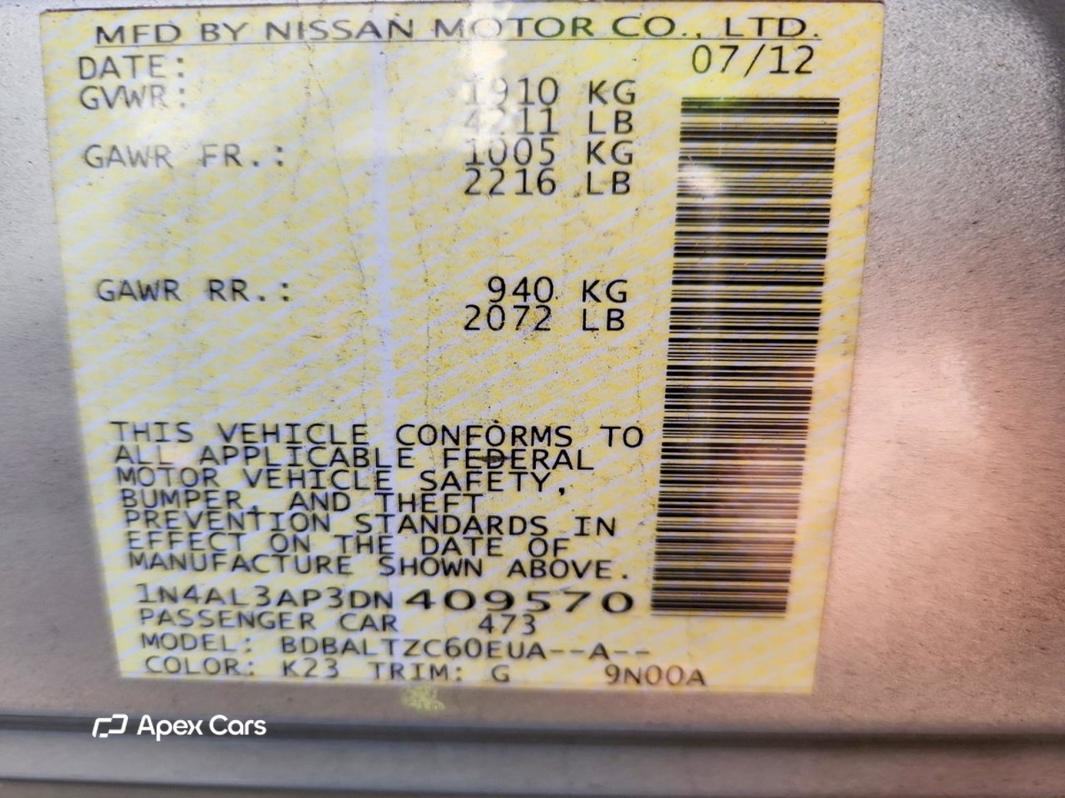 Nissan Altima 2013